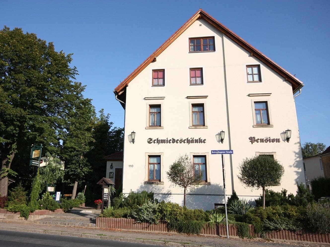 Pension Schmiedeschaenke Dresden Bagian luar foto